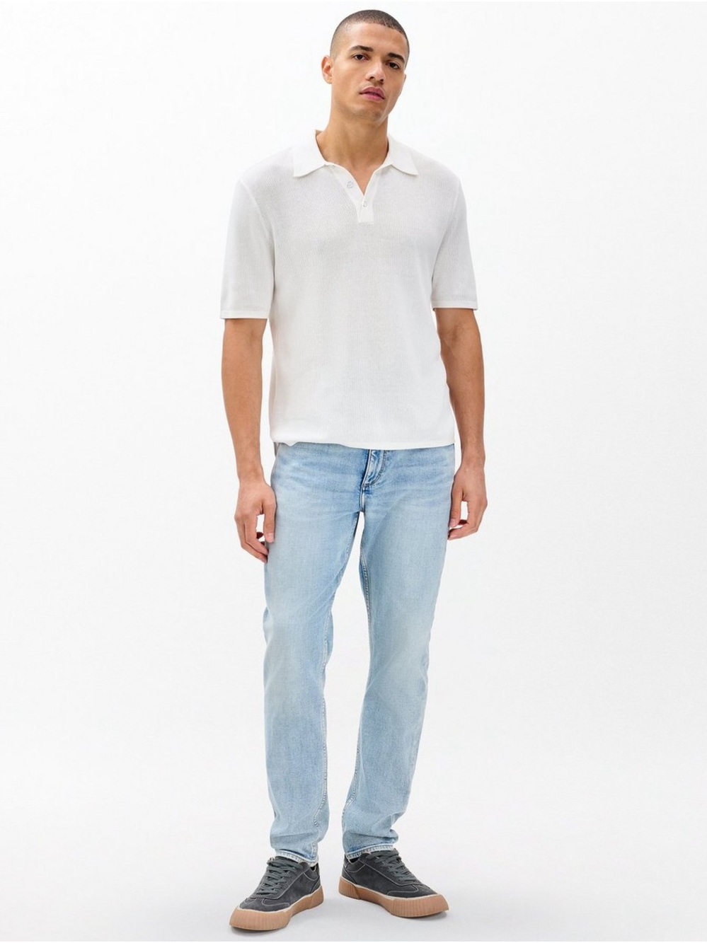 RAG & BONE Button Fly Straight Leg Light Blue Jeans - Picture 5 of 16